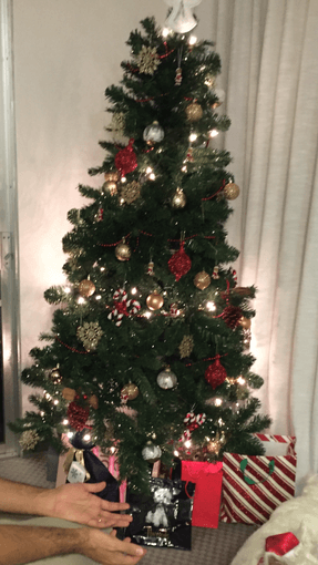 artificial Christmas tree with decoration 1