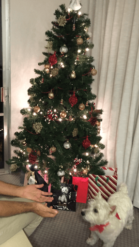 artificial Christmas tree with decoration 2