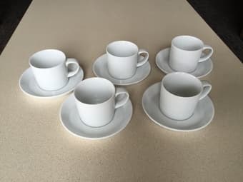Espresso Cup and Saucer - 5 sets 2