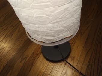 Two Ikea Holmo lights 2