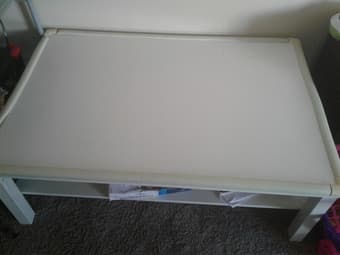 IKEA Coffee table, large, white 1