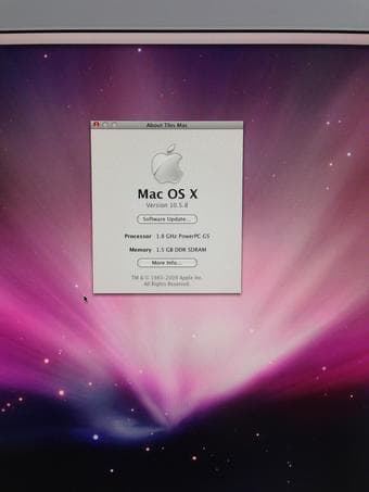 iMac powerPC G5 2004 2