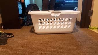 Laundry basket (almost brand new) 1