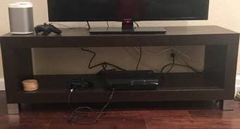 Living Spaces TV stand 1