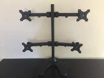 Quad Computer Monitor Mount 1