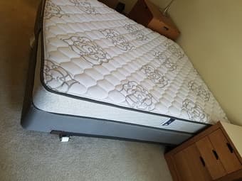 Queen Size Mattress/Box Spring/Frame in EXCELLENT CONDITION! 2