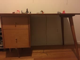 Wooden study desk for sale 1