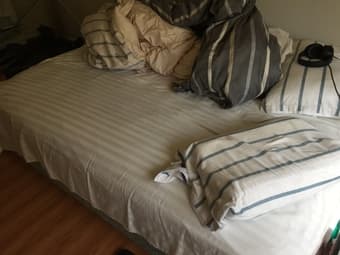Queen-sized mattress and box spring 2