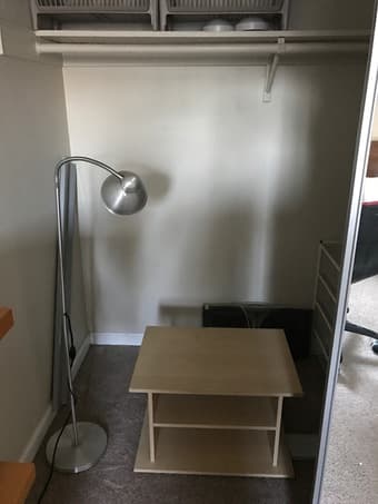 Lamps, closet organizers, tv stand MUST GO SOON 2