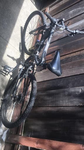 26" Hyper Havoc Full Suspension Men's Mountain Bike, Black 1