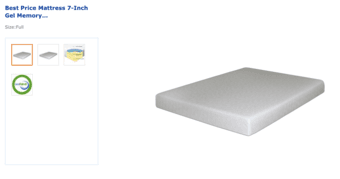 New and completely unused Mattress and Bed Frame - size FULL $70 1