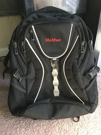 Big black backpack 1