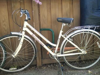 White Schwinn Bike 1