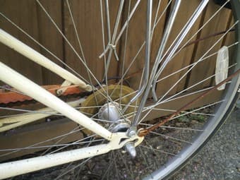 White Schwinn Bike 3
