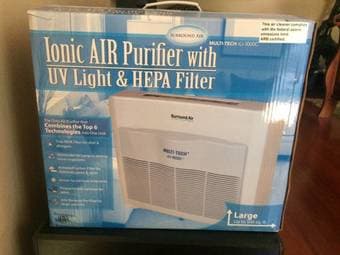 Multi-Tech XJ-3000 HEPA & Ionic Air Purifier 1