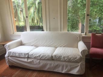 Pottery Barn basic couch and chair - $250 for the set. 1