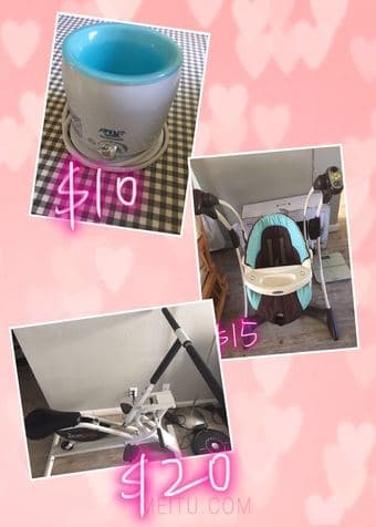 moving sale, table, rocking chair, baby items 3
