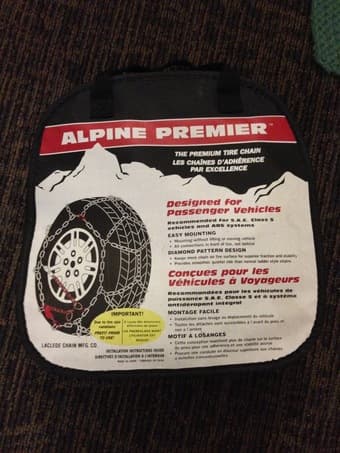 Tire snow chains 1
