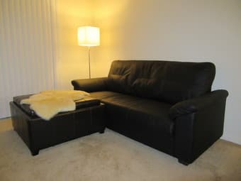 IKEA sofa (KNISLINGE) with extendnig footstool 1