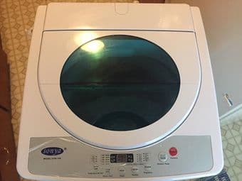 Moving Sale. Bed full double ikea, crib, Washing Machin 1