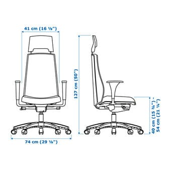 GREAT VALUE! Premium leather office chair (new clean high quality) 3