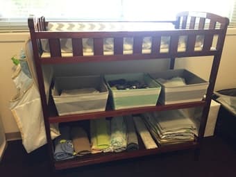 Changing Table with pad... LIKE NEW! 2