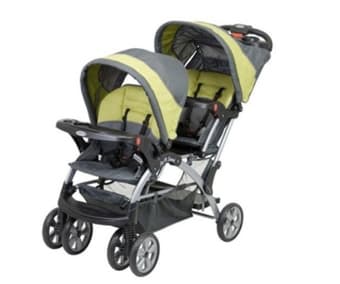 Double Stroller With Infant Seat - Used less than a year! 1