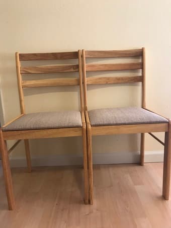 Twin mattress, dinning chair, counter-height chair, microwave 1