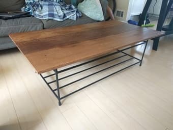 Great set of apt furniture: dining table, coffee table, couch 2