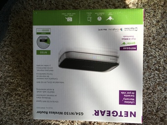 Netgear G54/N150 wireless router 1