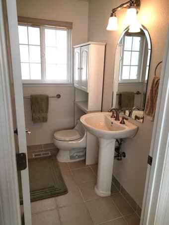 Spacious, furnished room + private bath in San Jose nr Santa Clara 2