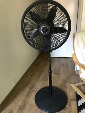lasko black stand fan 1