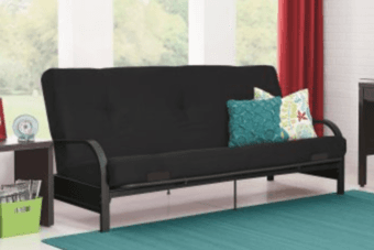 Great price! Sturdy and lightweight Futon/Bed frame. Pick up on campus 1