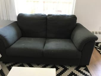 Ikea Sofa, TIDAFORS loveseat, Hensta Gray 2