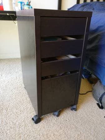 [moving sale] Ikea MICKE Drawer unit/drop file storage (palo alto) 1