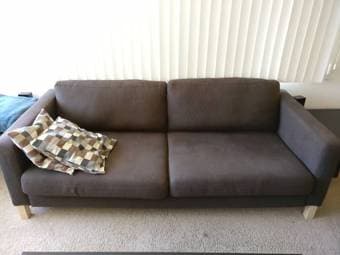 [moving sale] Ikea KARLSTAD Sofa (palo alto) 1