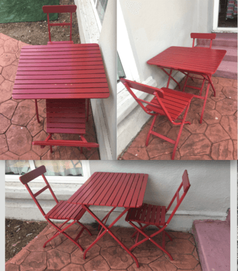 Outdoor Table and Chairs 1