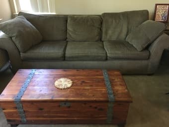 Sleeper Sofa, Chair and Ottoman 2