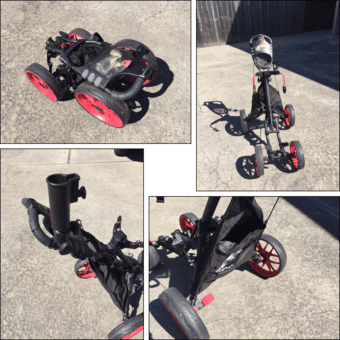 Golf push cart (CaddyTek CaddyCruiser ONE V3) 1