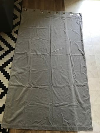 Gray courtains  for bedroom or living room 1