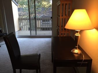 Computer desk and chair 1