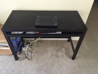 Computer desk and chair 2