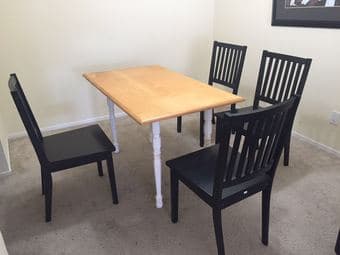 Dining table+4 chairs 1