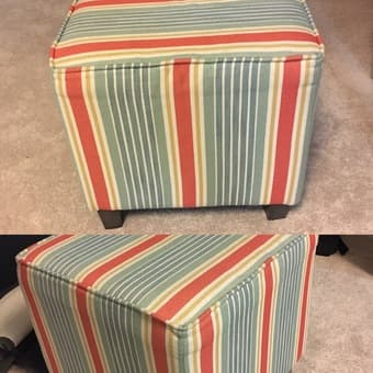 Ikea shelf units, decorative items, area rugs, tall bar stools 2