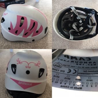 Outdoor and rec gear - helmets, ski poles, boots, lantern, seat etc. 1