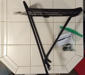 Rear tire bike rack 1