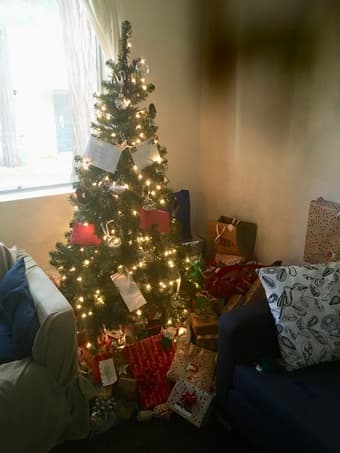 6ft pre lit Christmas Tree $20  obo 1