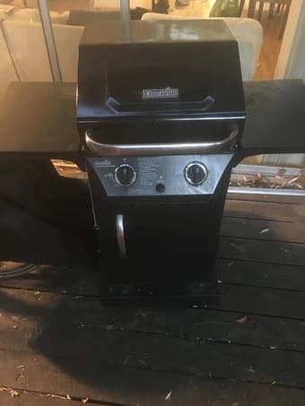 Gas grill + cover 1