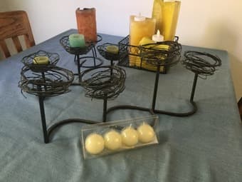 TONS CANDLES AND HOLDERS 3
