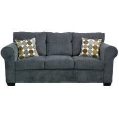 Like new blue 3 person couch 1